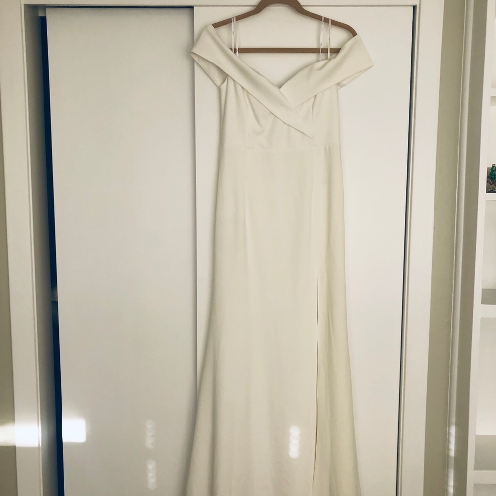 White Off the Shoulder Dress